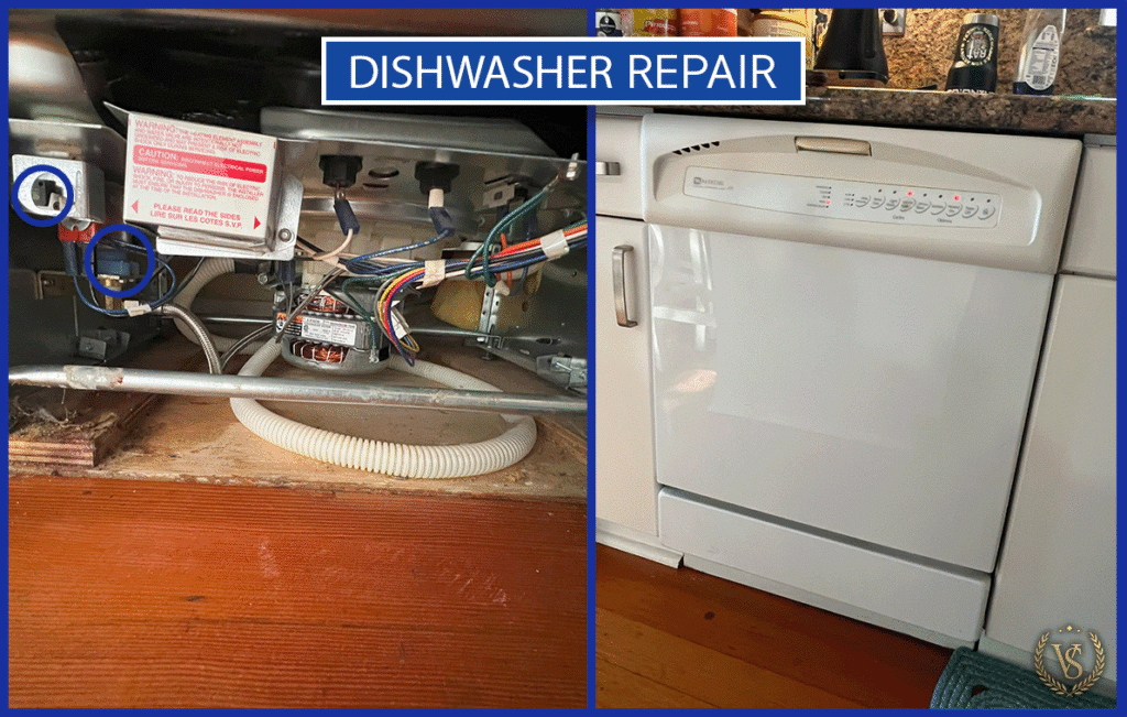 Image showing dishwasher repair process