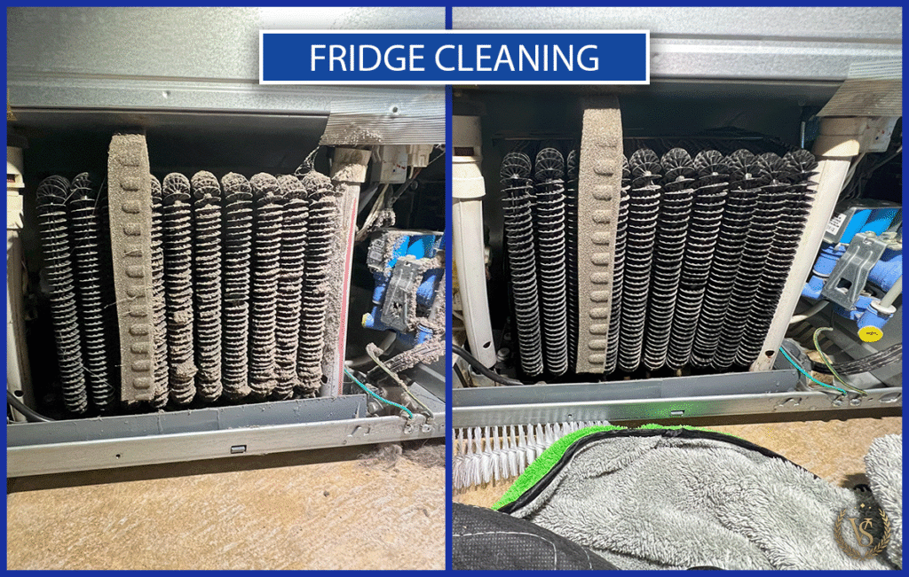 Image showing refrigerator repair process