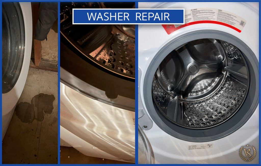 Image showing washer repair process